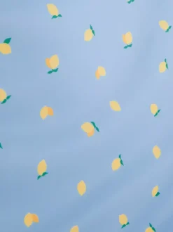 Strój kąpielowy z wycięciem z tyłu i motywem cytryn