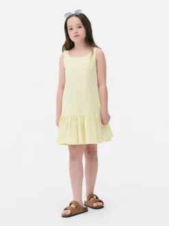 Sukienka bez rękawów z niskim stanem