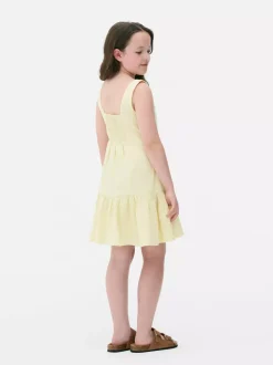 Sukienka bez rękawów z niskim stanem