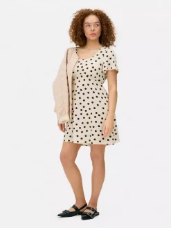 Sukienka mini z nadrukiem