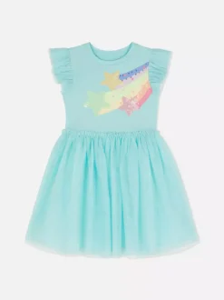 Sukienka tutu w cekinowe gwiazdki