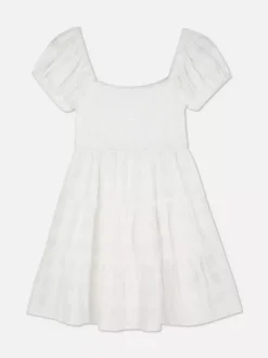 Sukienka warstwowa z marszczeniami