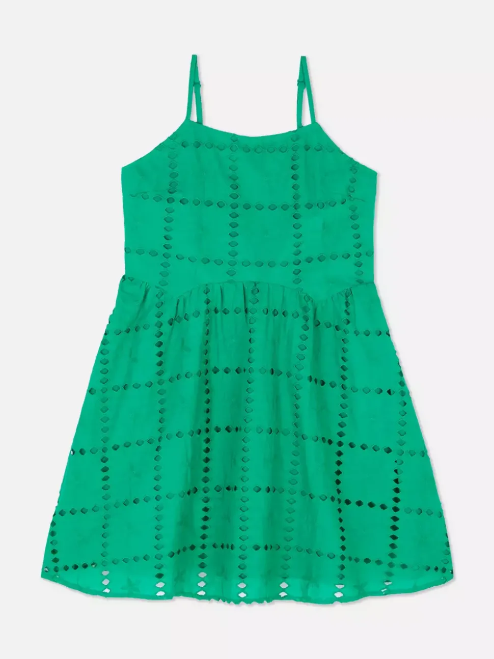 Sukienka z haftem angielskim