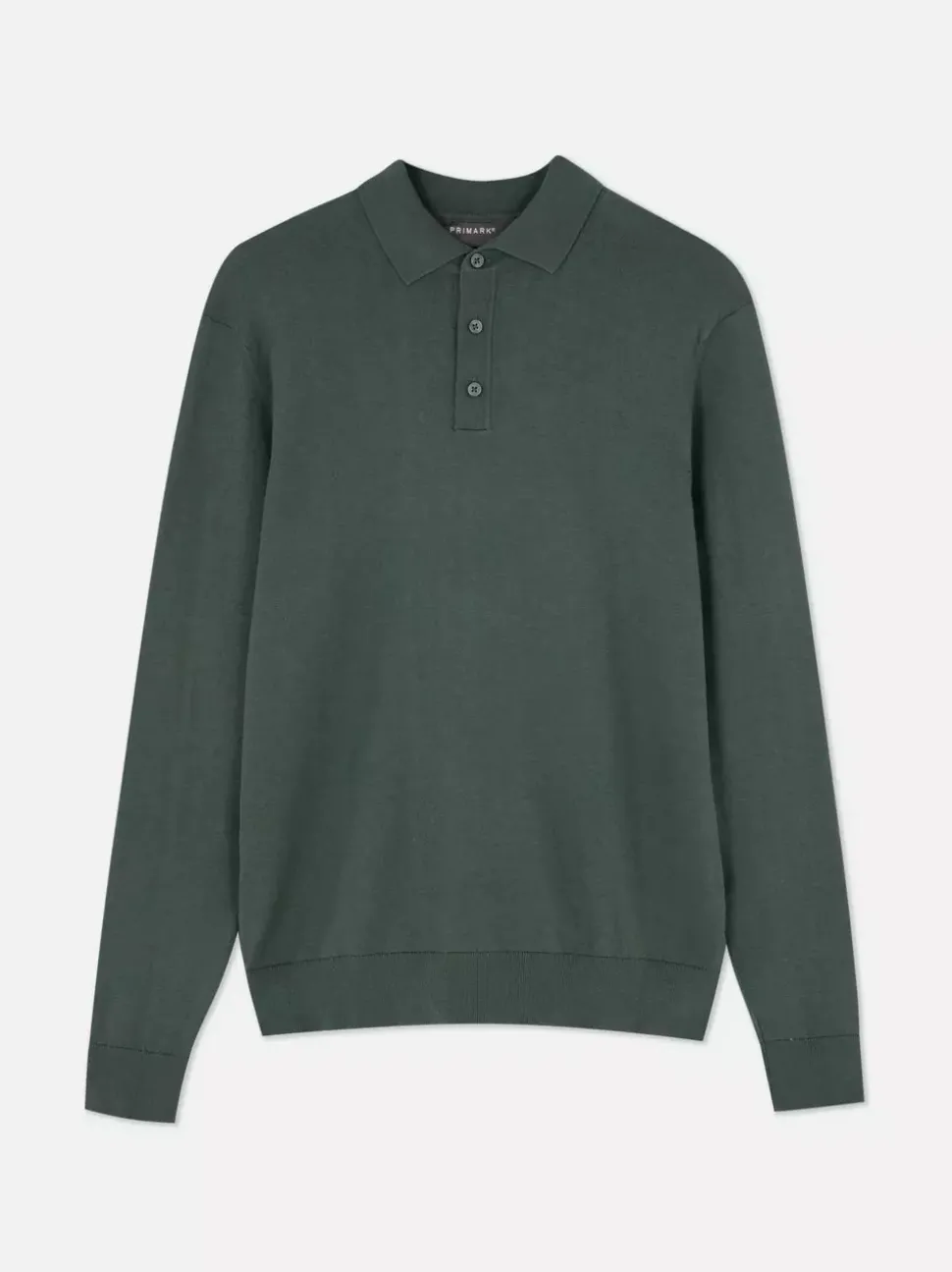 Sweter polo z długim rękawem