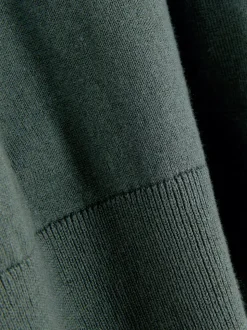 Sweter polo z długim rękawem