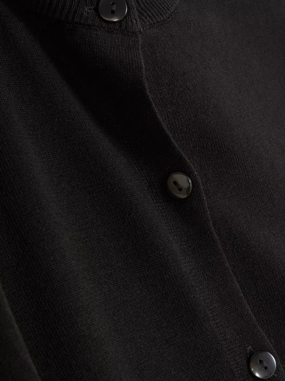 Sweter rozpinany z okrągłym dekoltem