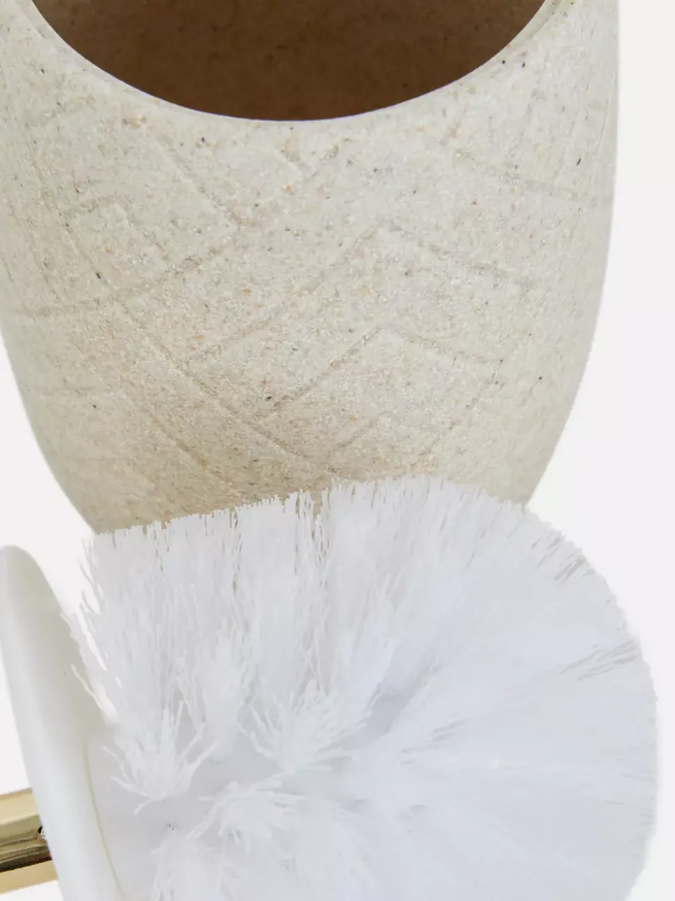 Szczotka toaletowa ze wzorem w jodełkę