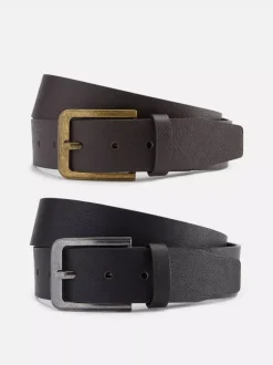 Szerokie paski ze sztucznej skóry, 2 szt.