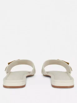 Szerokie sandały z klamrą bez pięty Paula Echevarría