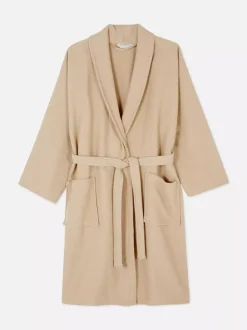 Szlafrok o waflowej fakturze