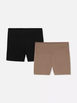 Szorty do jogi z wysokim stanem, 2 pary