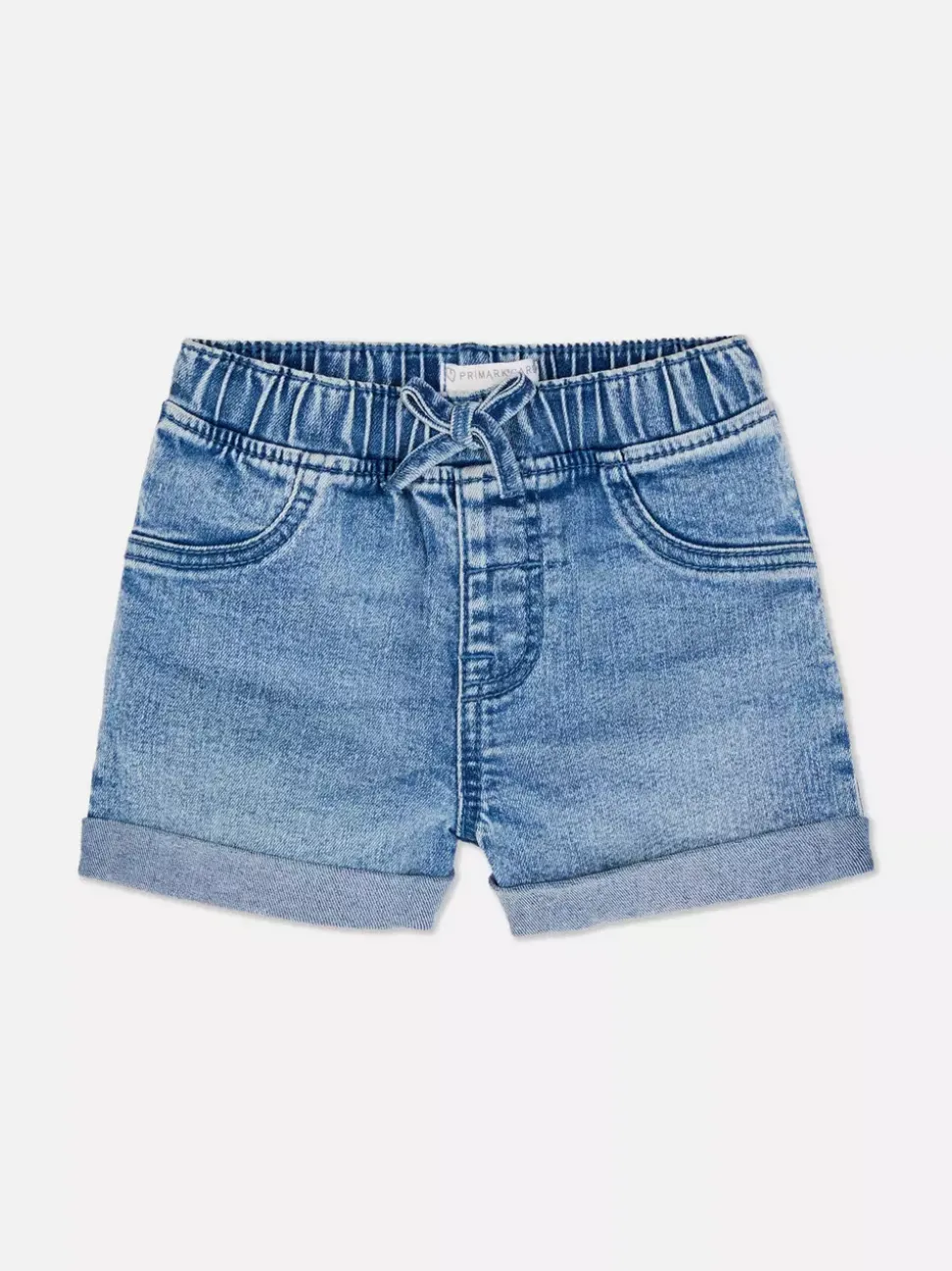Szorty jeansowe z elastyczną talią