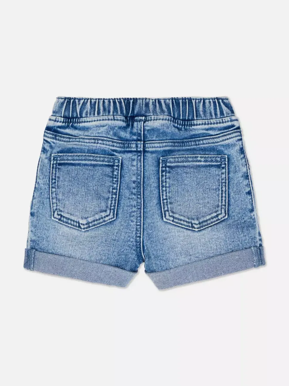 Szorty jeansowe z elastyczną talią