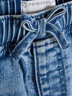 Szorty jeansowe z elastyczną talią