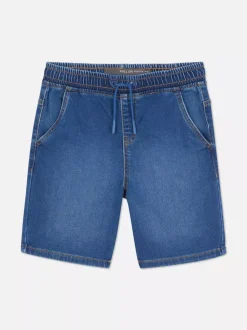 Szorty jeansowe ze sznurkiem