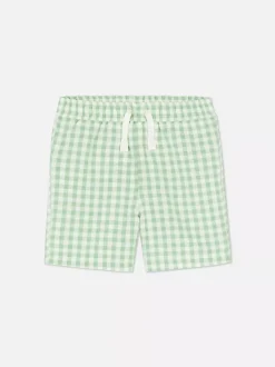 Szorty kąpielowe w kratkę vichy