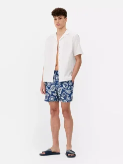 Szorty kąpielowe ze wzorem paisley