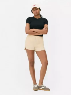 Szorty o waflowej teksturze