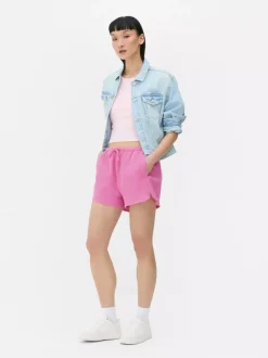 Szorty o waflowej teksturze