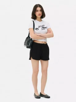 Szorty o waflowej teksturze