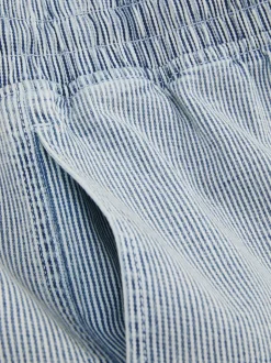 Szorty w paski ze sznurkiem w talii