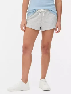 Szorty z dżerseju wiązane w pasie