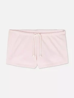 Szorty z dżerseju wiązane w pasie