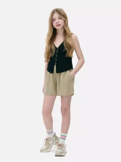 Szorty z elastyczną talią