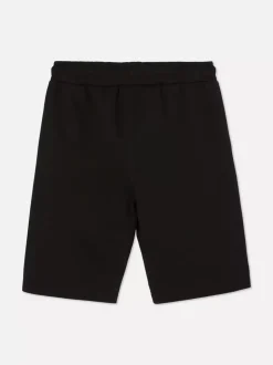 Szorty z panelami i sznurkiem ściągającym