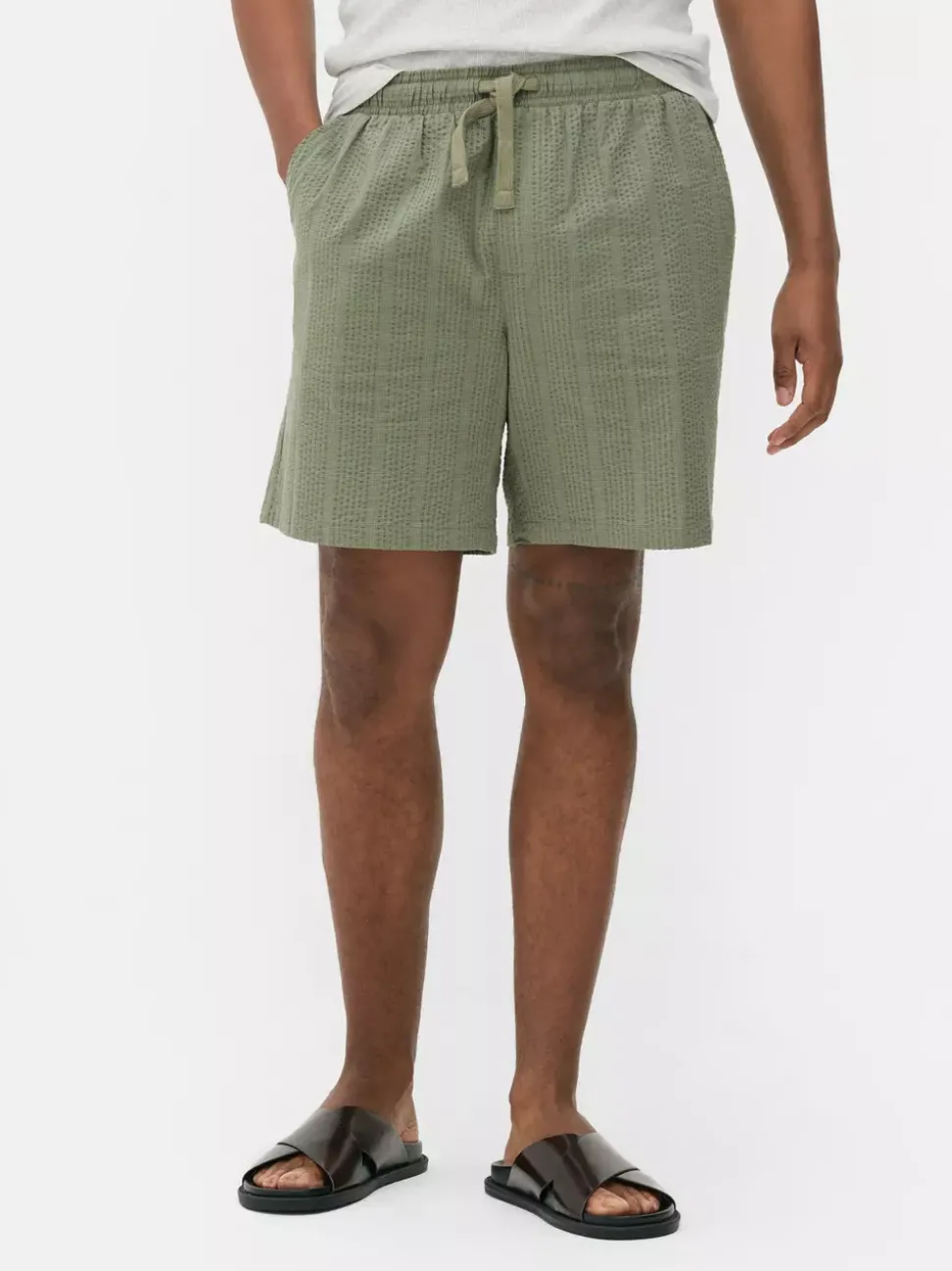 Szorty z tkaniny seersucker, część zestawu