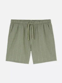 Szorty z tkaniny seersucker, część zestawu