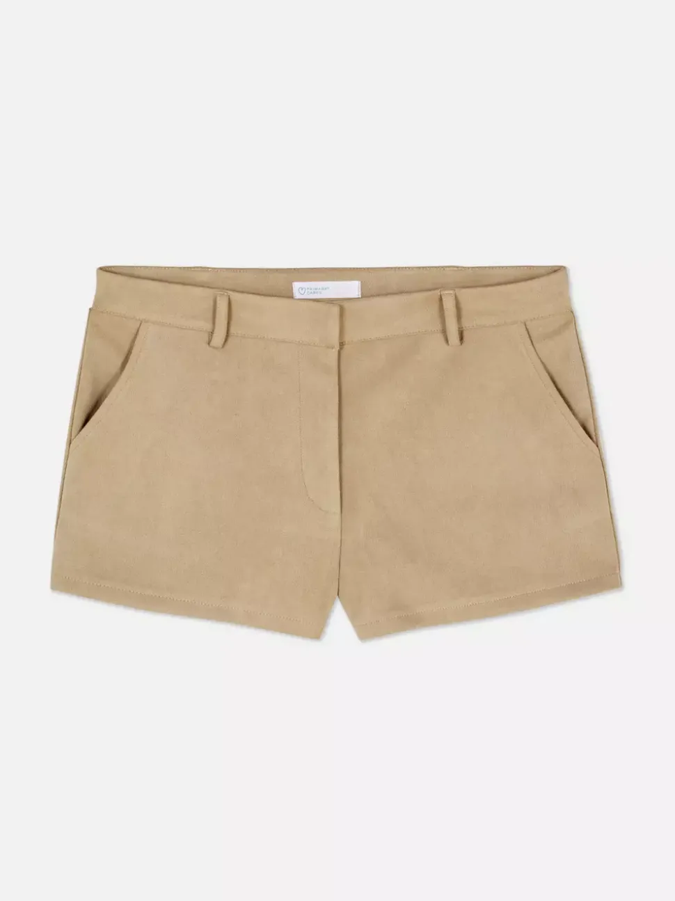 Szorty ze sztucznego zamszu