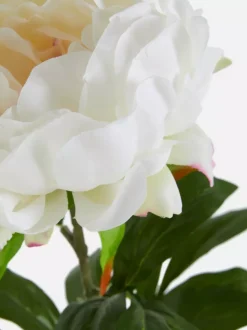 Sztuczna piwonia na pojedynczej łodydze