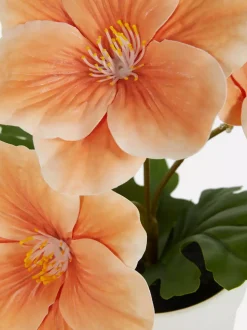 Sztuczny kwiat w plastikowej doniczce