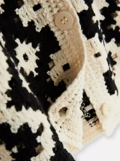 Szydełkowa kamizelka w zygzaki, część zestawu