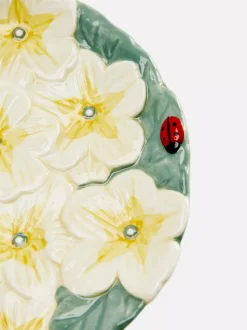 Talerzyk w pierwiosnki i biedronki