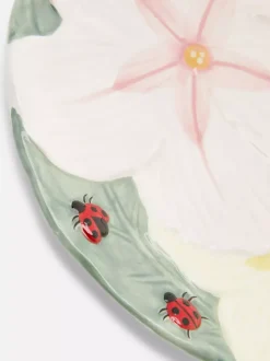 Talerzyk z kwiecistym motywem