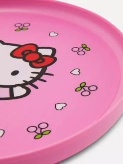 Talerzyk z uniesioną krawędzią i motywem Hello Kitty