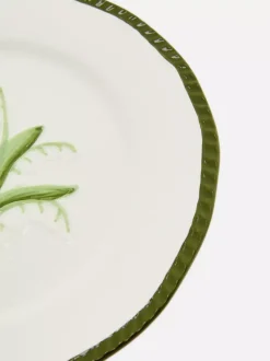 Talerzyki z wytłoczonym motywem lilii