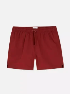 Teksturowane szorty kąpielowe ściągane sznurkiem