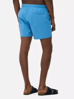 Teksturowane szorty kąpielowe ściągane sznurkiem