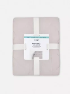 Teksturowany komplet pościeli w romby, rozmiar king