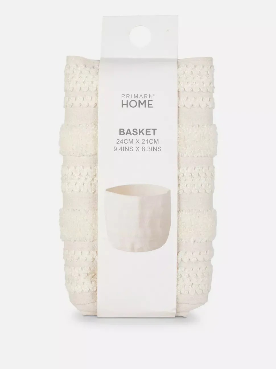 Teksturowany miękki kosz do przechowywania