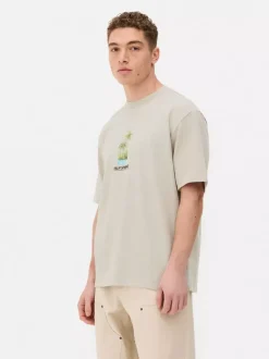 Teksturowany T-shirt Palm Springs