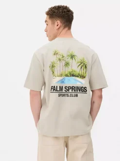 Teksturowany T-shirt Palm Springs