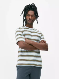 Teksturowany T-shirt w paski The Stronghold