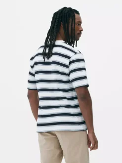 Teksturowany T-shirt w paski The Stronghold