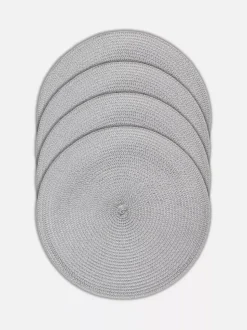 Tkane podkładki na stół, 4 szt.