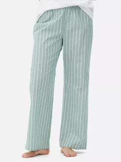 Tkane spodnie od piżamy