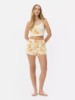 Top i szorty piżamowe z motywem Ulicy Sezamkowej